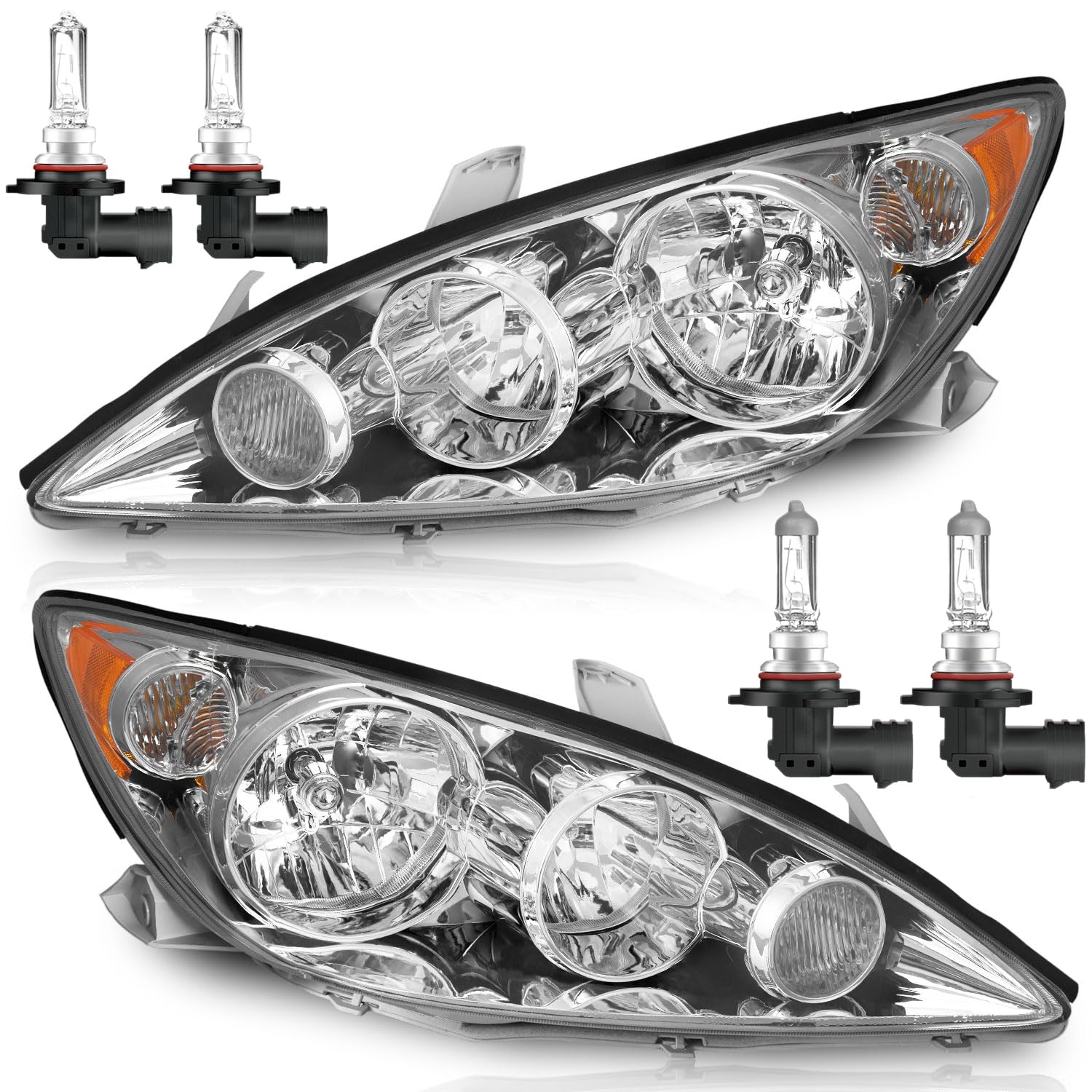 KarSpareHub front headlight assembly showing exact fit and clear lens benefit