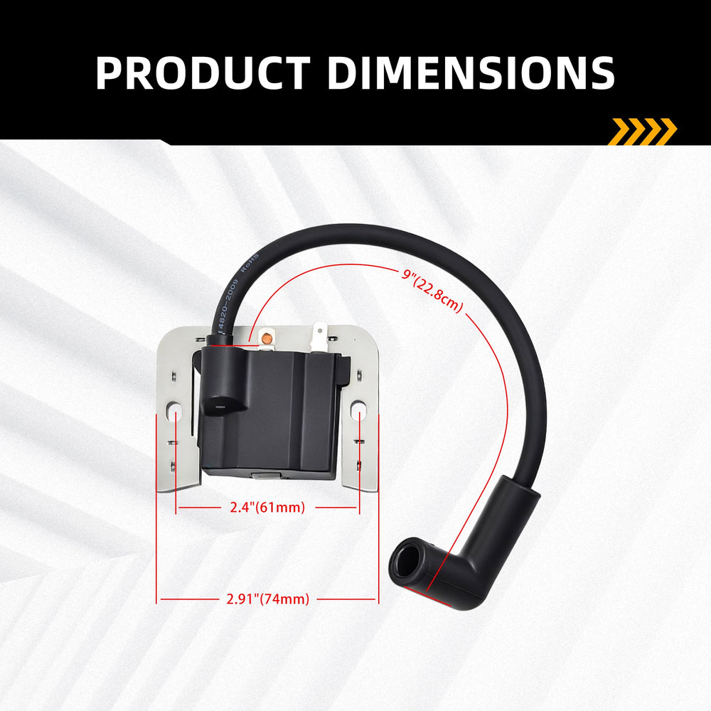 karvayna installed on a zero-turn mower in yard emphasizing reliable ignition performance