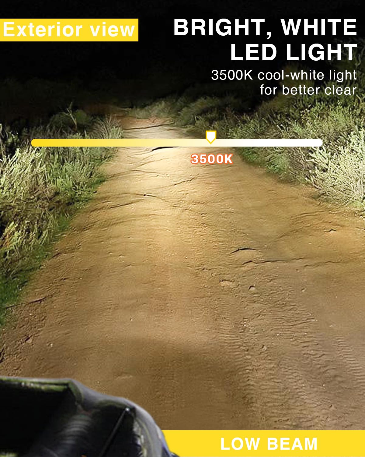 KASLIGHT packaging with two headlights and manual showing included contents