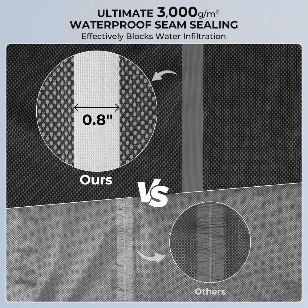 KastKing detailed shot of taped seams to enhance waterproof durability