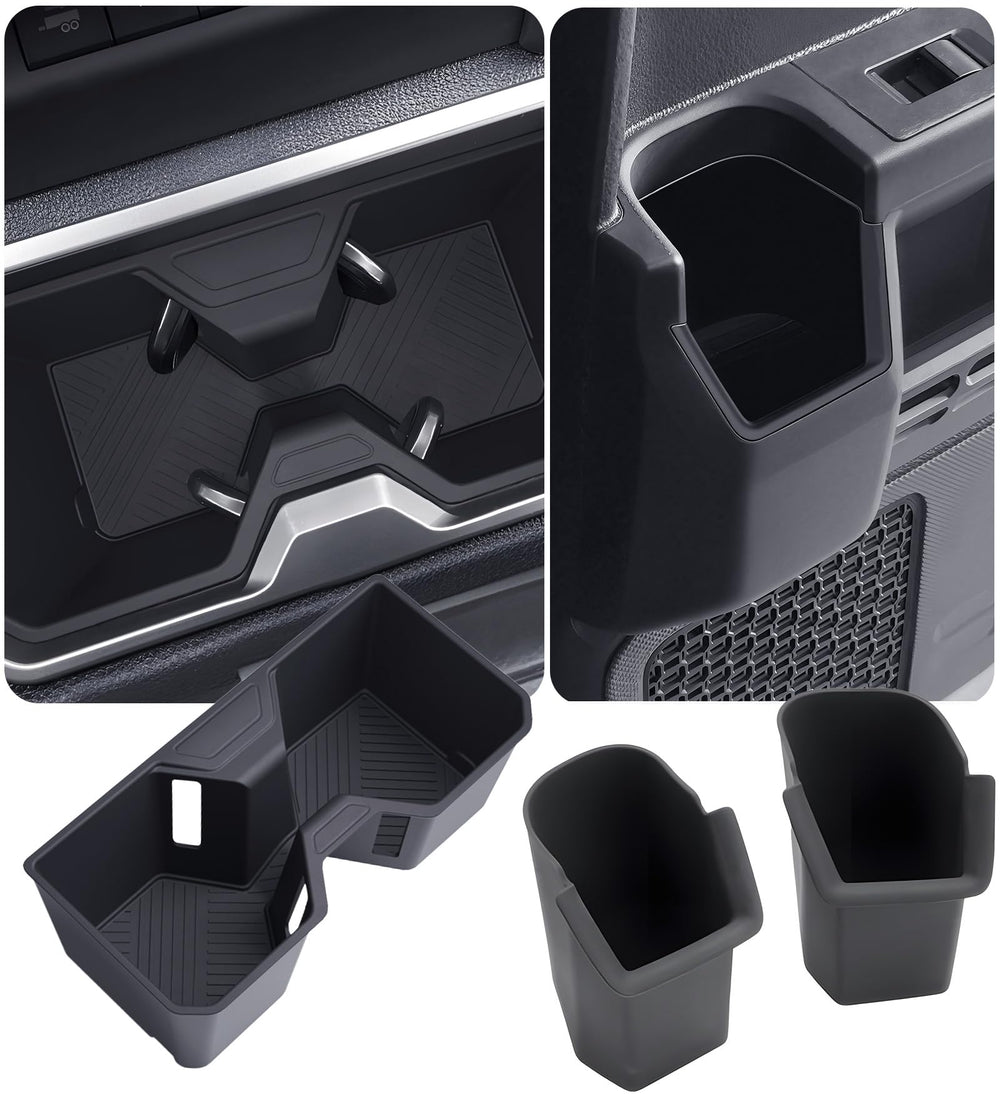 Katorn front console overview showing clean cup holder protection and neat appearance