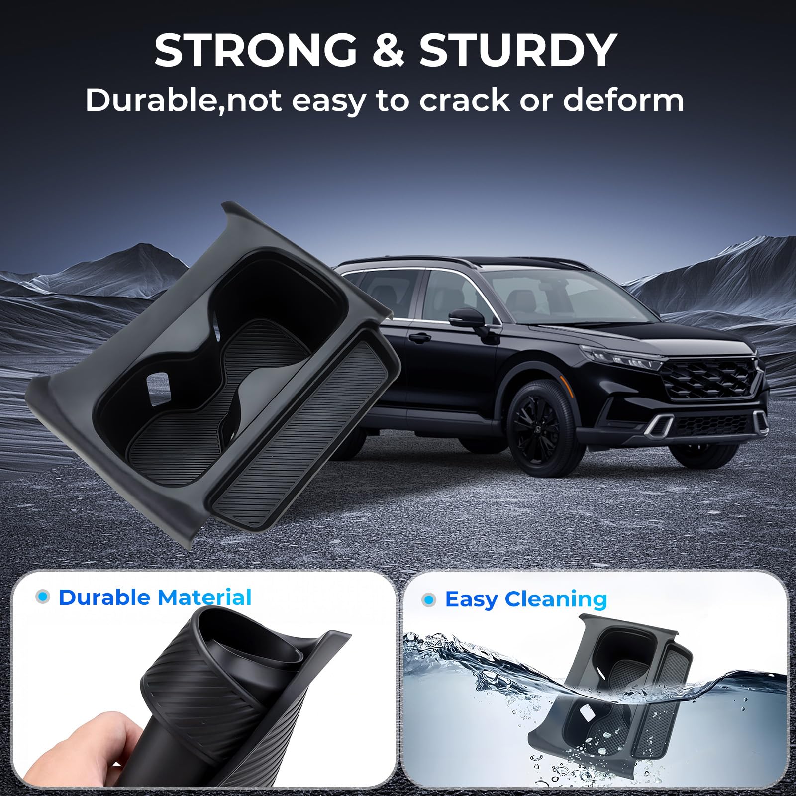 Katorn beside water bottle showing size and secure fit advantage