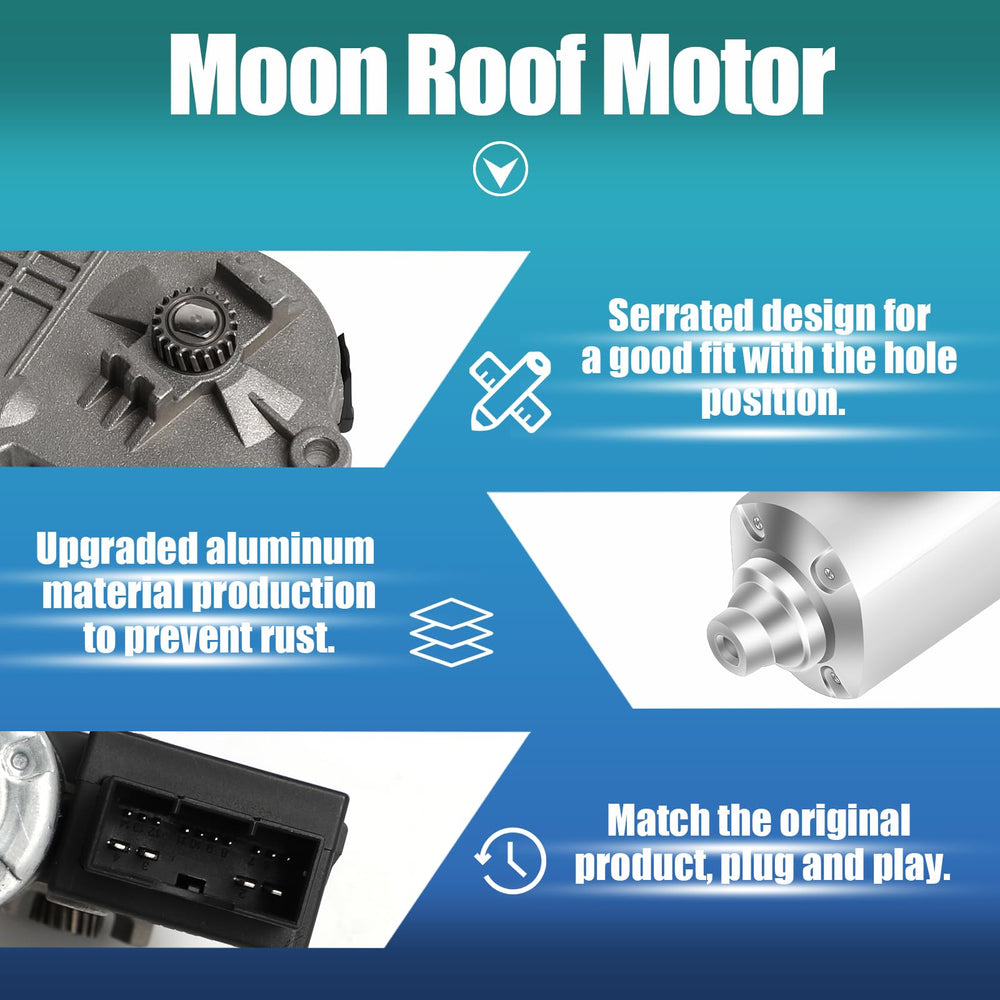 KAVIUS sunroof motor mounted in Ford Explorer showing restored sunroof function