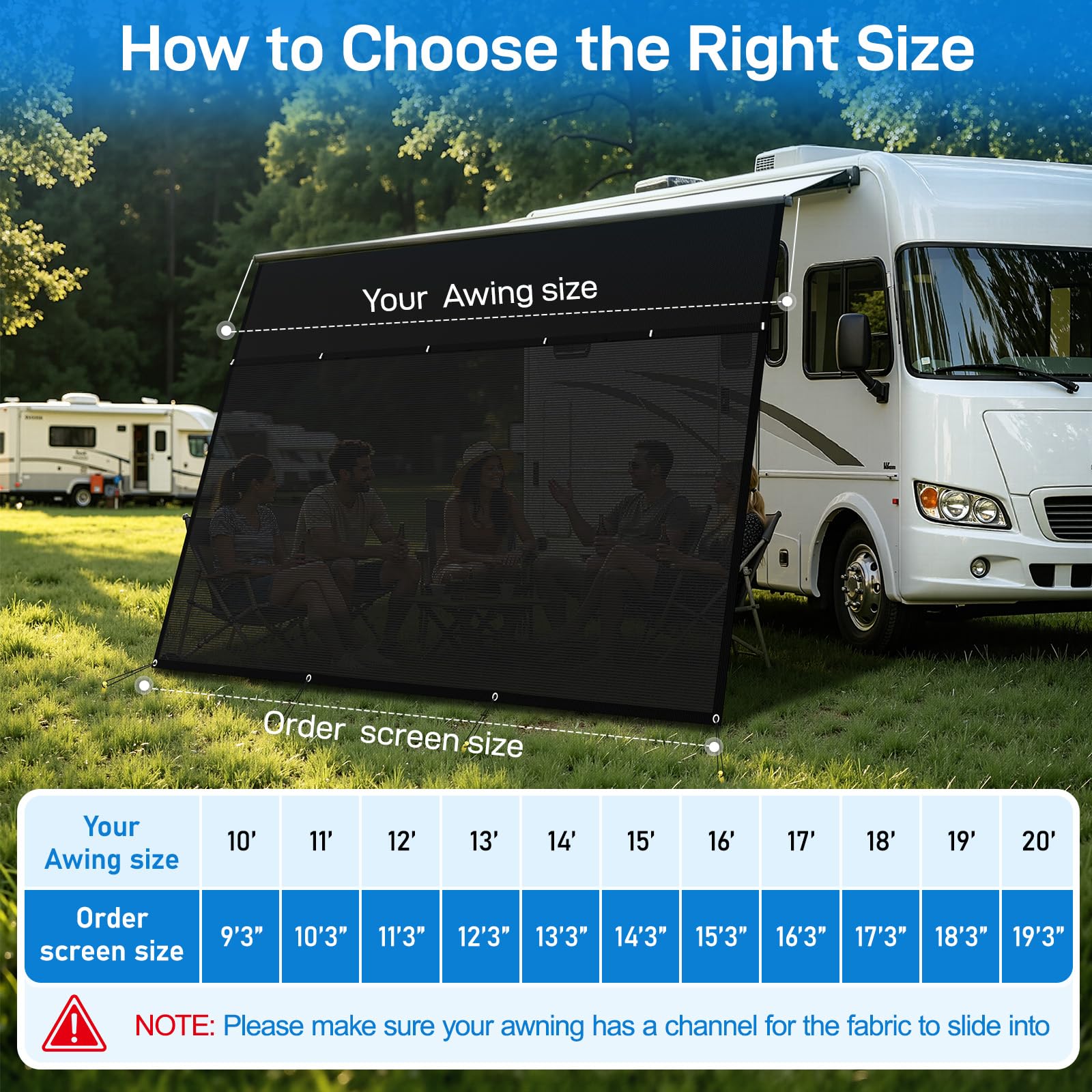 Kavrixo panel next to person showing scale and coverage benefit