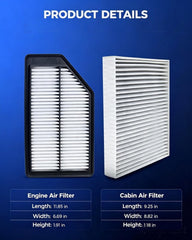 KAX cabin filter charcoal layer detail reduces odors in the cabin