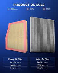 KAX cabin filter close-up showing charcoal layer for odor reduction
