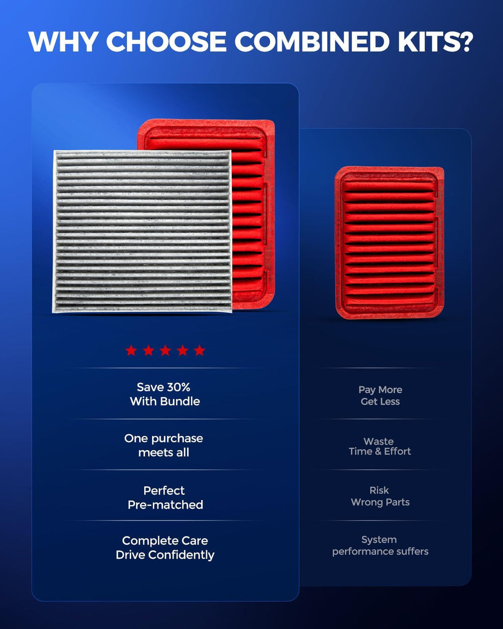 KAX engine filter closeup showing media layers for improved airflow and protection