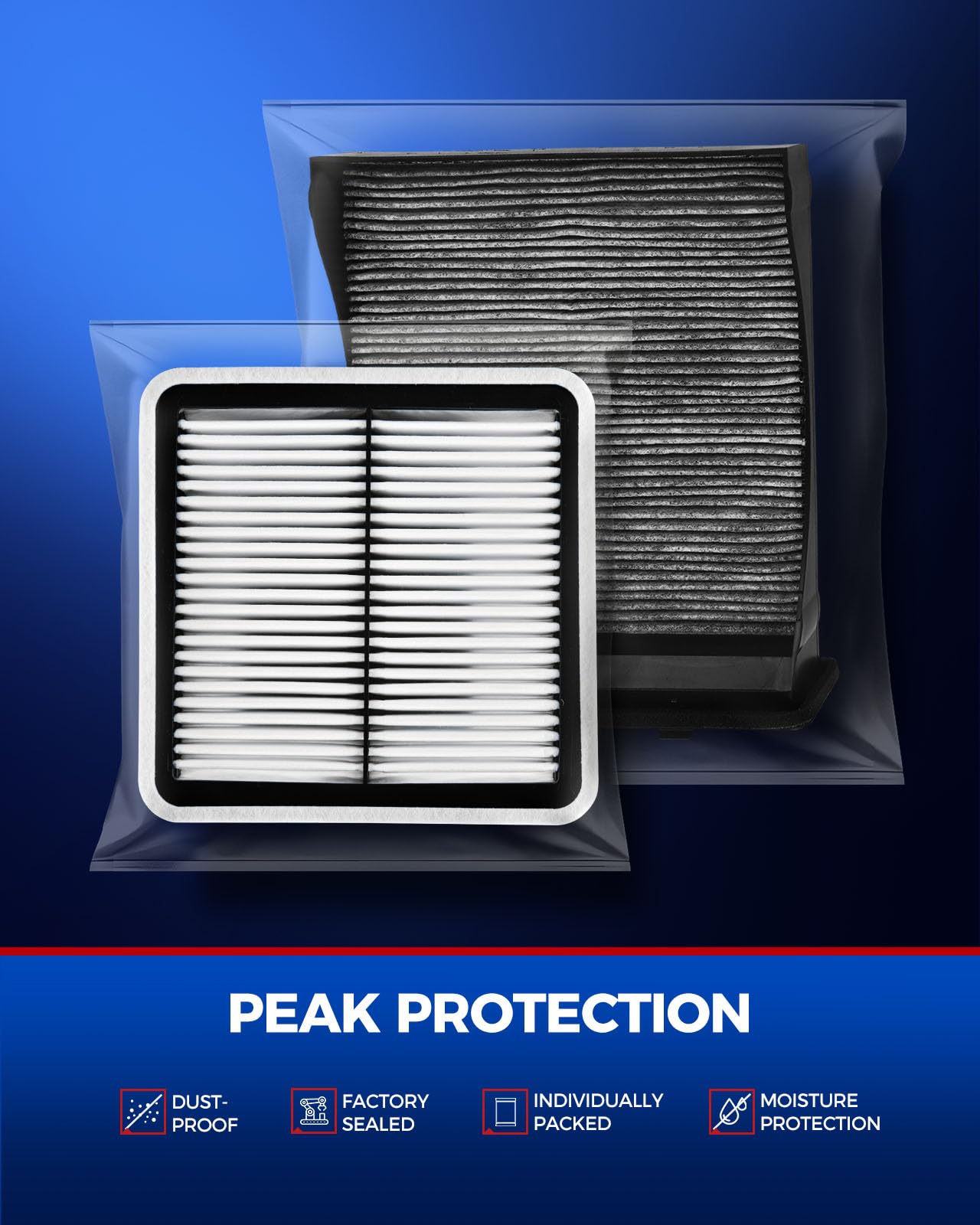 KAX filters installed in Subaru engine bay illustrating correct fit and improved airflow