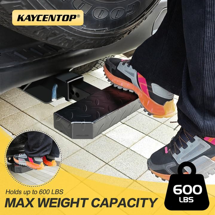 KAYCENTOP side profile installed on truck highlighting low step access benefit