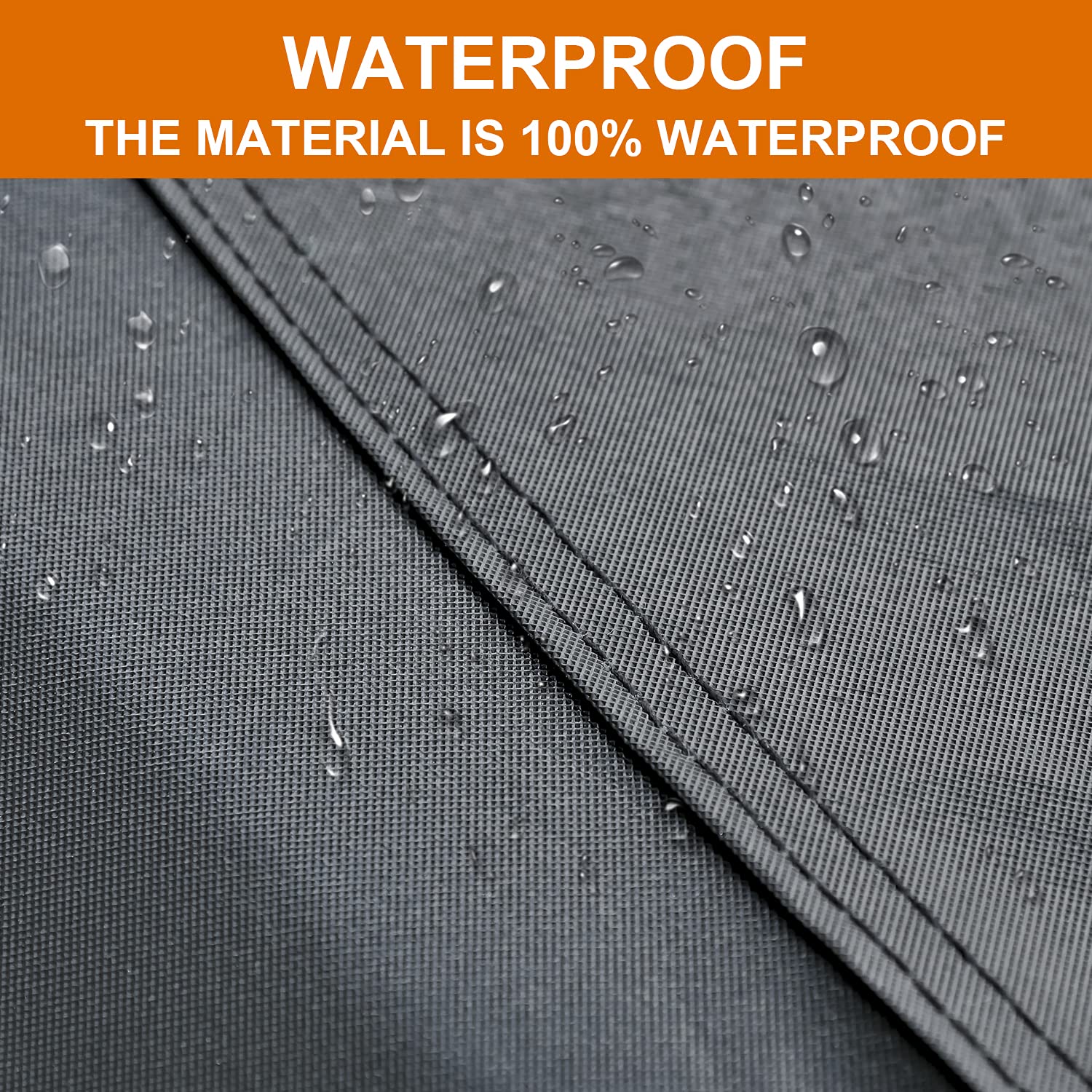 kayme seven-layer material close-up showing waterproof thickness and durability