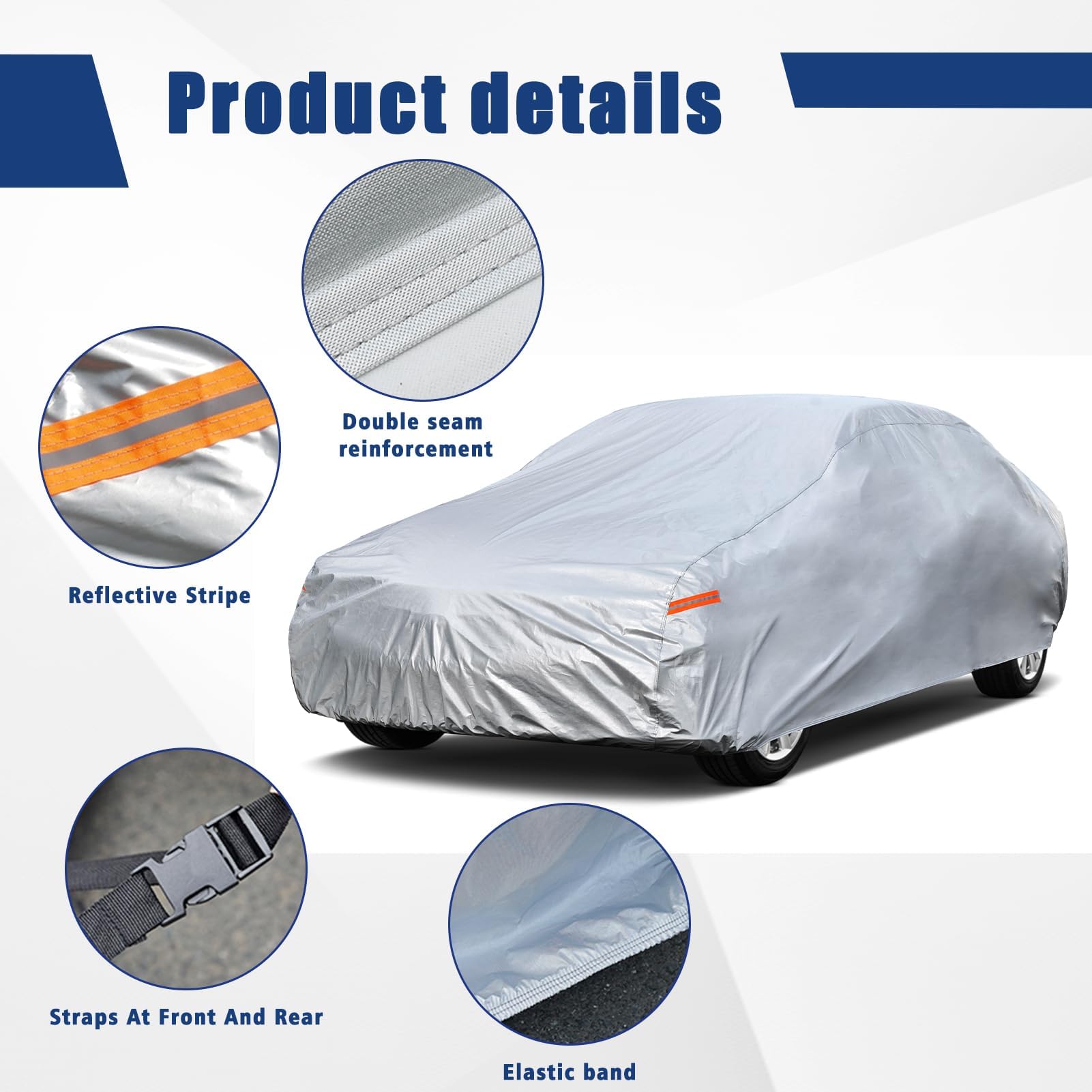 kayme reflective aluminum layer detail lowering surface heat
