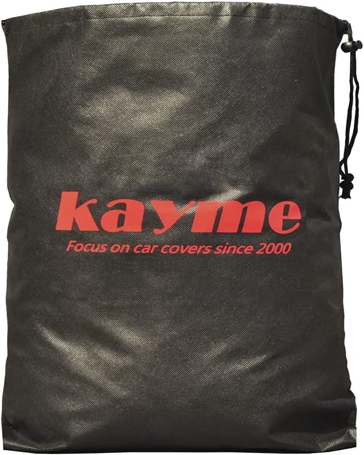kayme folded cover inside storage bag for compact transport