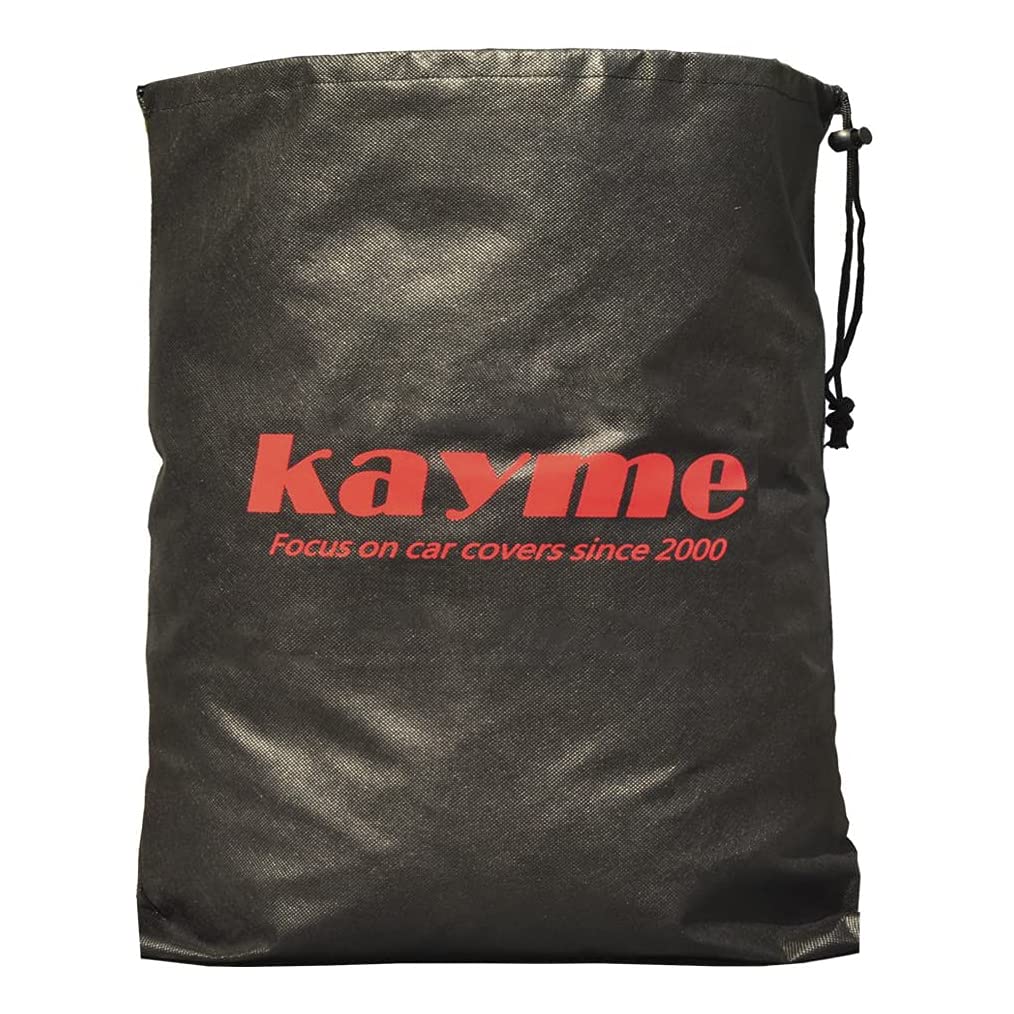 kayme compact storage bag holding folded cover for easy storage