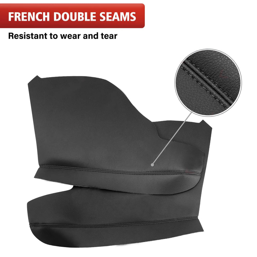 KBH close-up of double seam stitching demonstrating extra durability