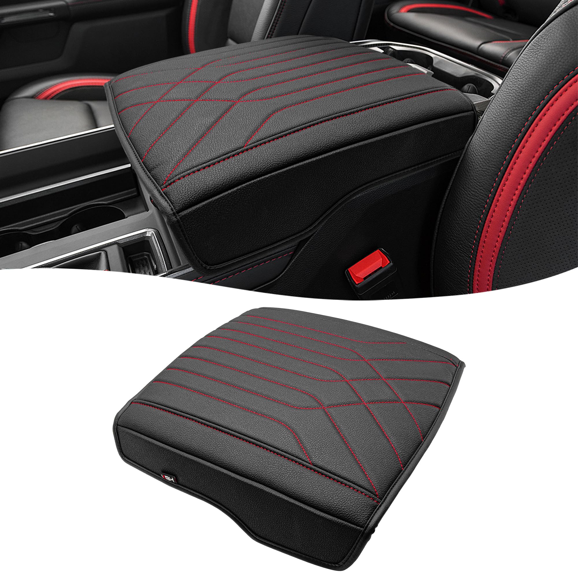 KBH front view of console cover showing fit and protection benefit