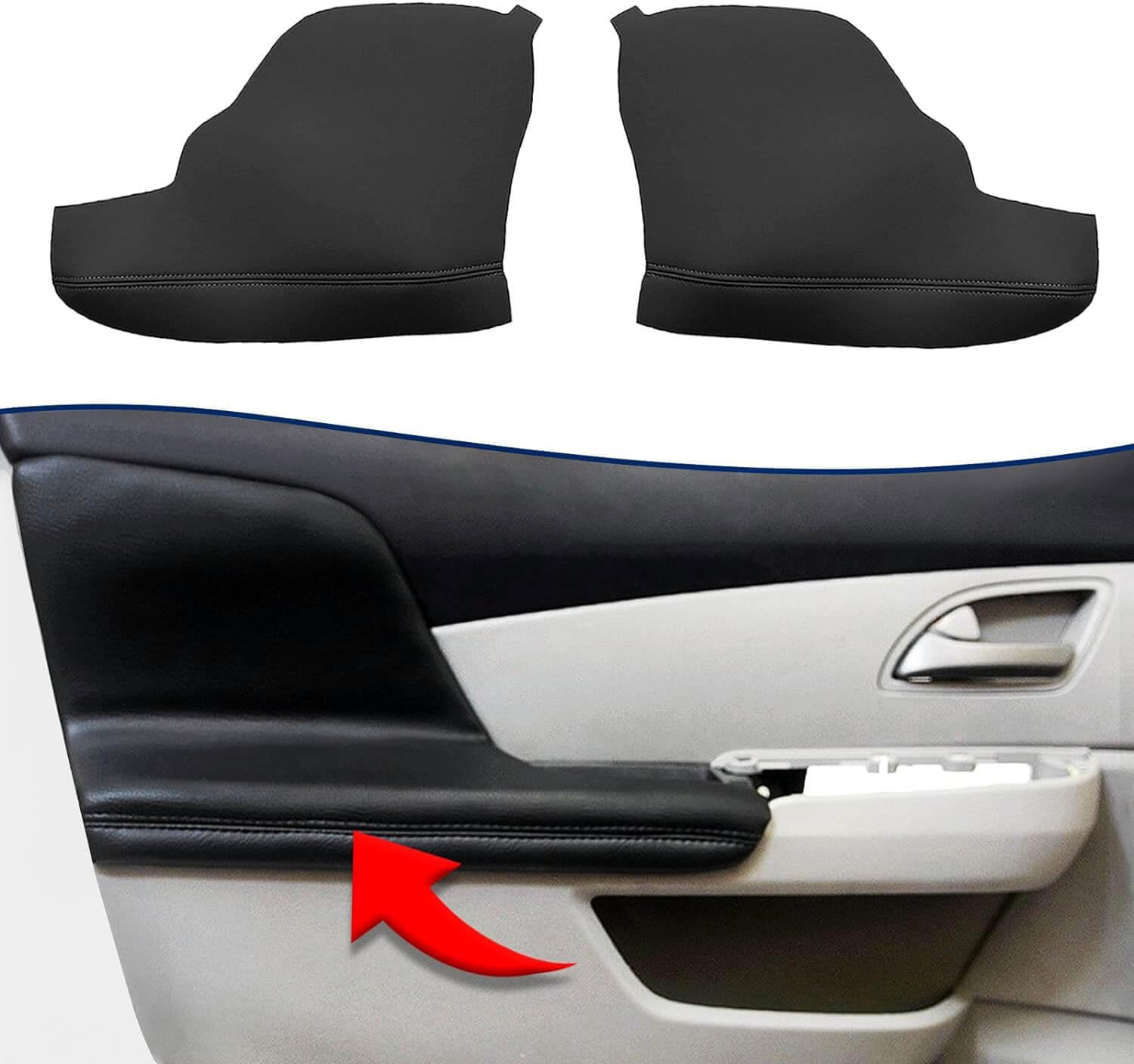 KBH front door armrest cover front view showing fit and finish benefits