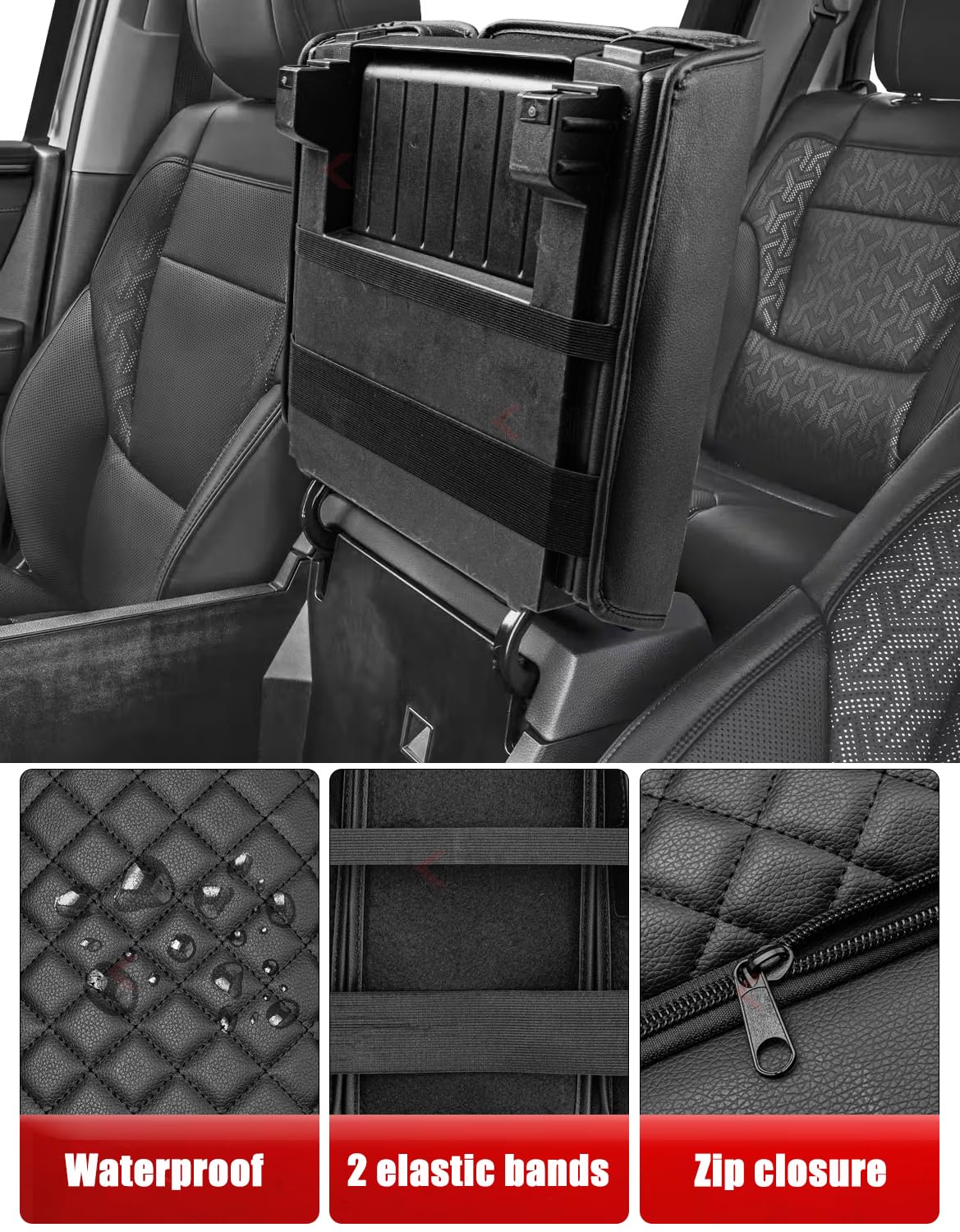 KBH showing plastic inserts under lid demonstrating stable attachment