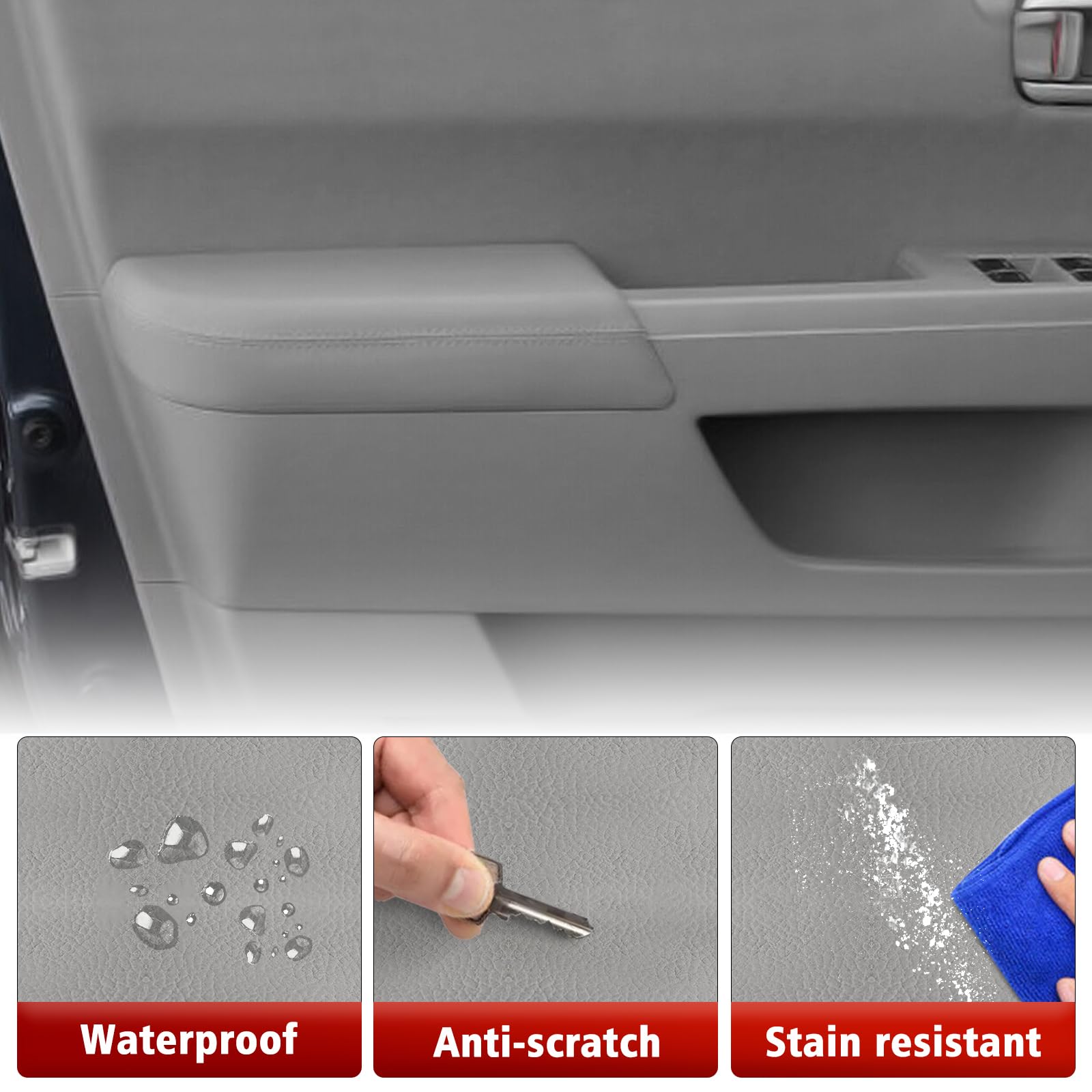KBH armrest installed on Honda Pilot door demonstrating OEM-like integration
