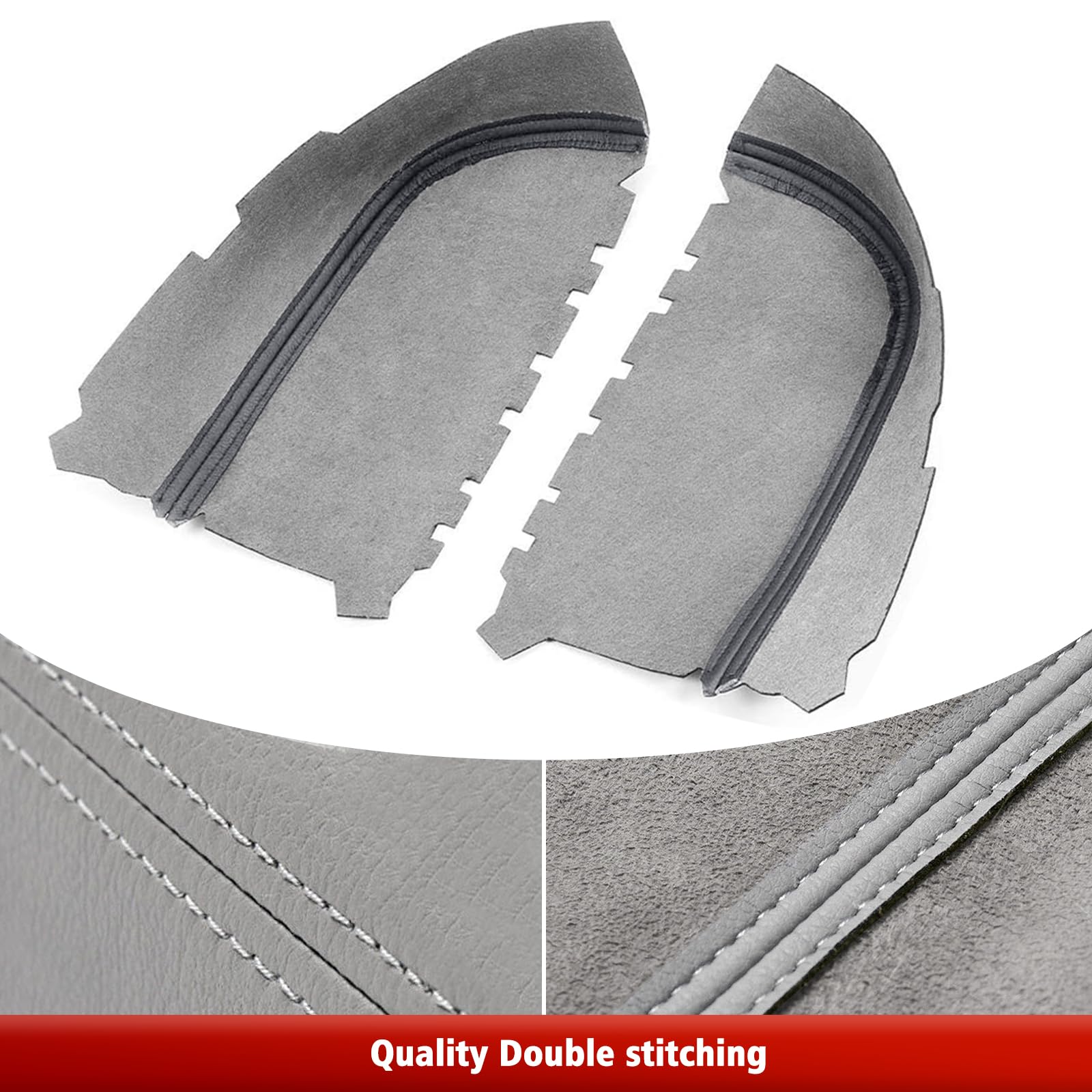 KBH close-up of French double seams for durable long-lasting stitching benefit