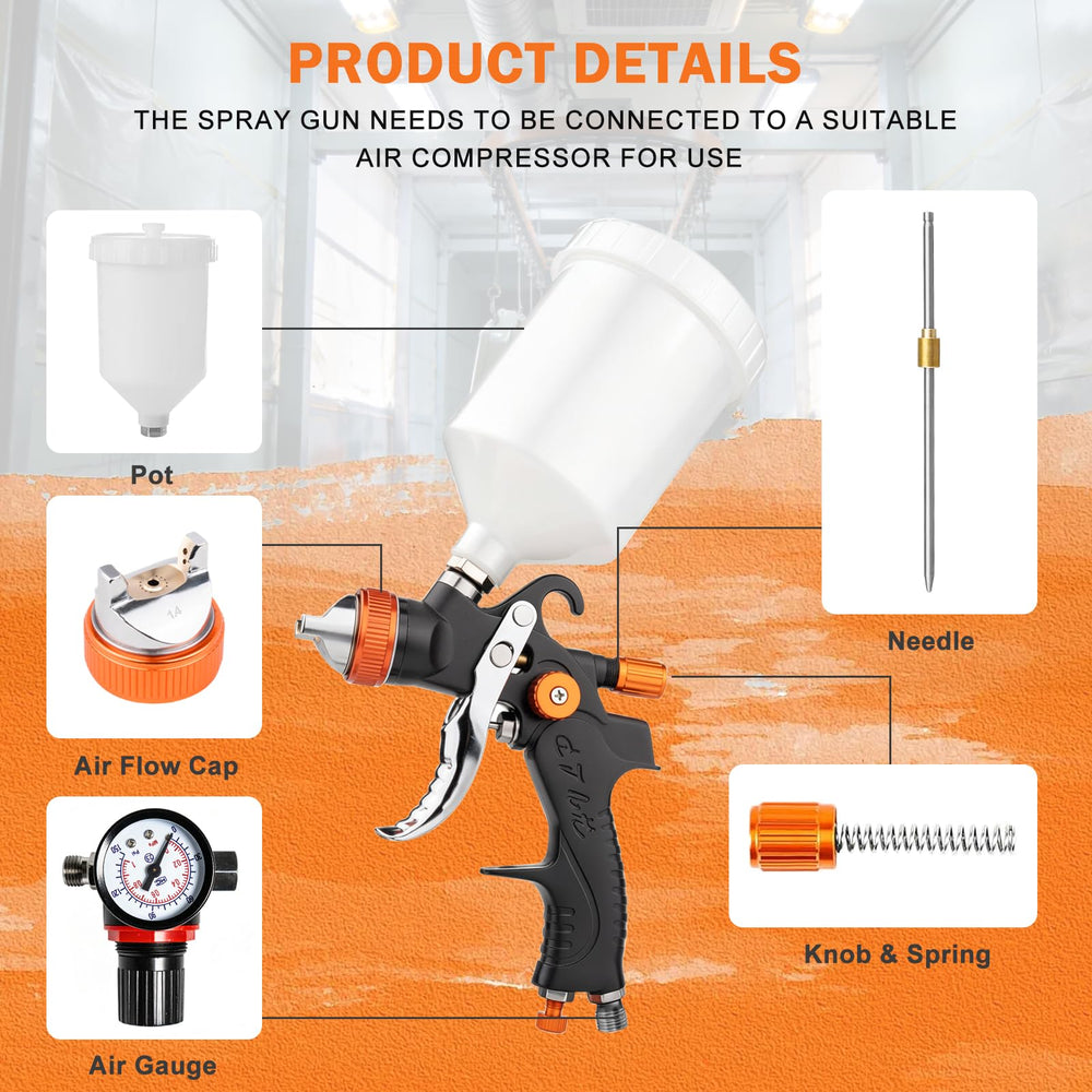 KCNKCN 600cc cup attached to gun demonstrating ample capacity and stable flow