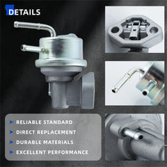 KD KISONIED pump installed on Kawasaki engine demonstrating direct replacement benefit