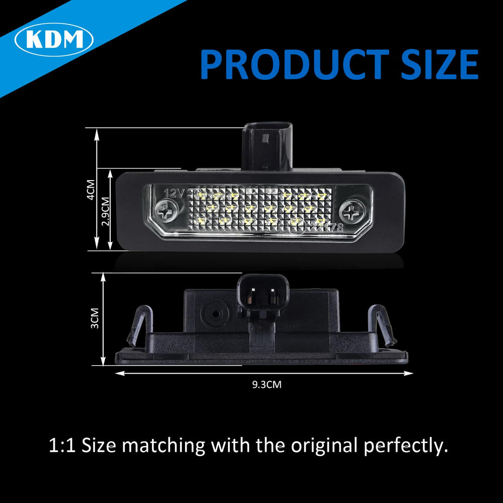 KDM packaged pair with both left and right lamps included for full replacement convenience