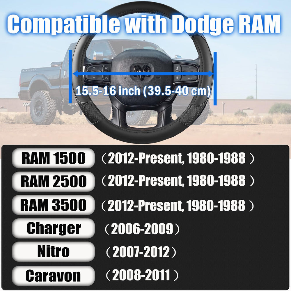 KEAIDAP installed on Dodge RAM steering wheel showing upgraded interior comfort