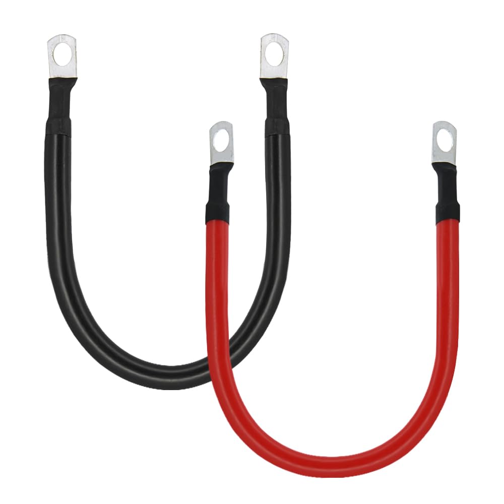 KEDAKEJI 2 AWG front view showing red and black cables for clear polarity