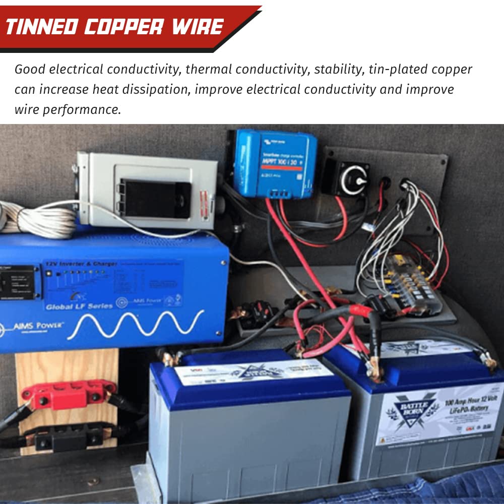 KEDAKEJI cables installed on boat battery show moisture resistance benefit