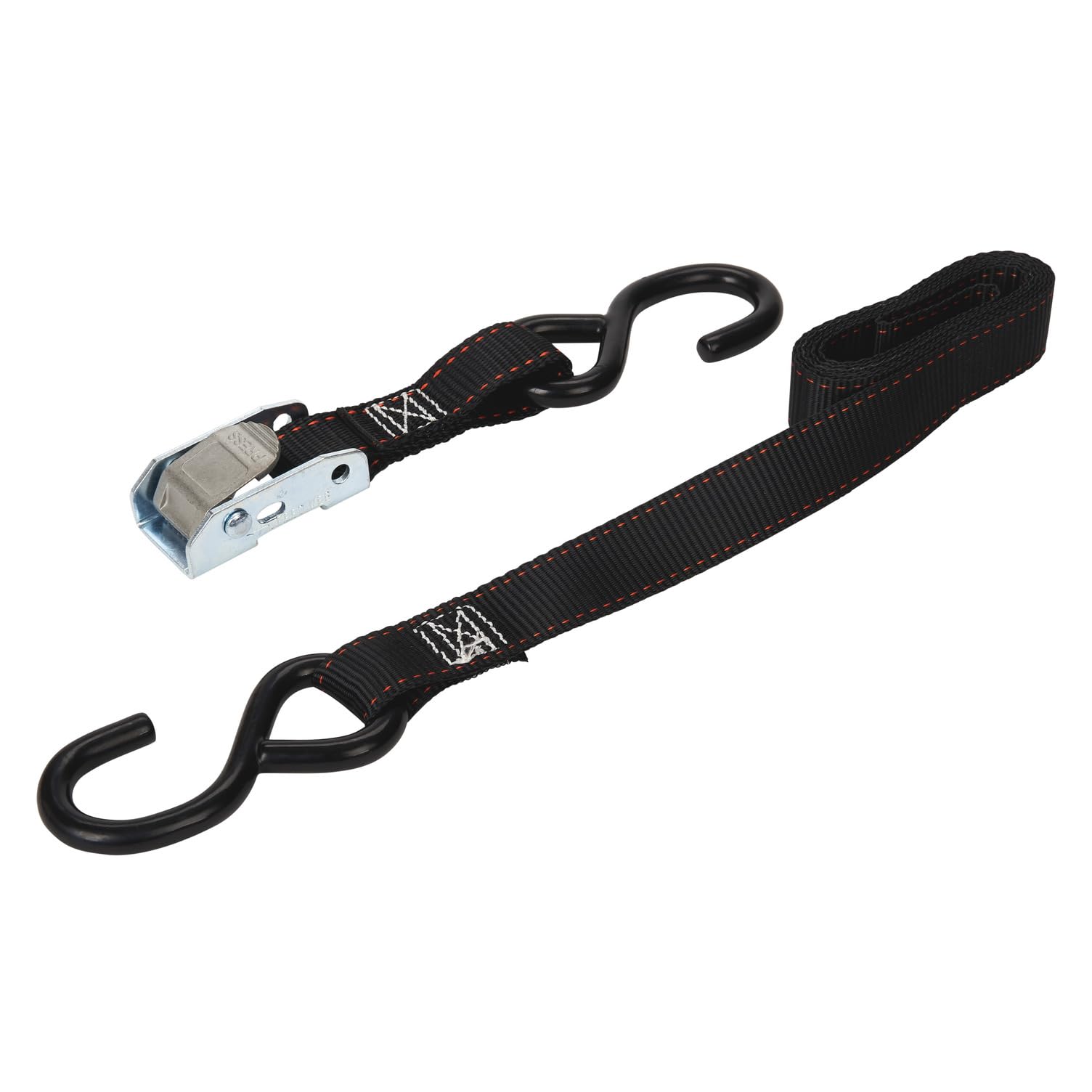 KEEPER strap laid beside ruler showing 6-foot length and travel-ready size