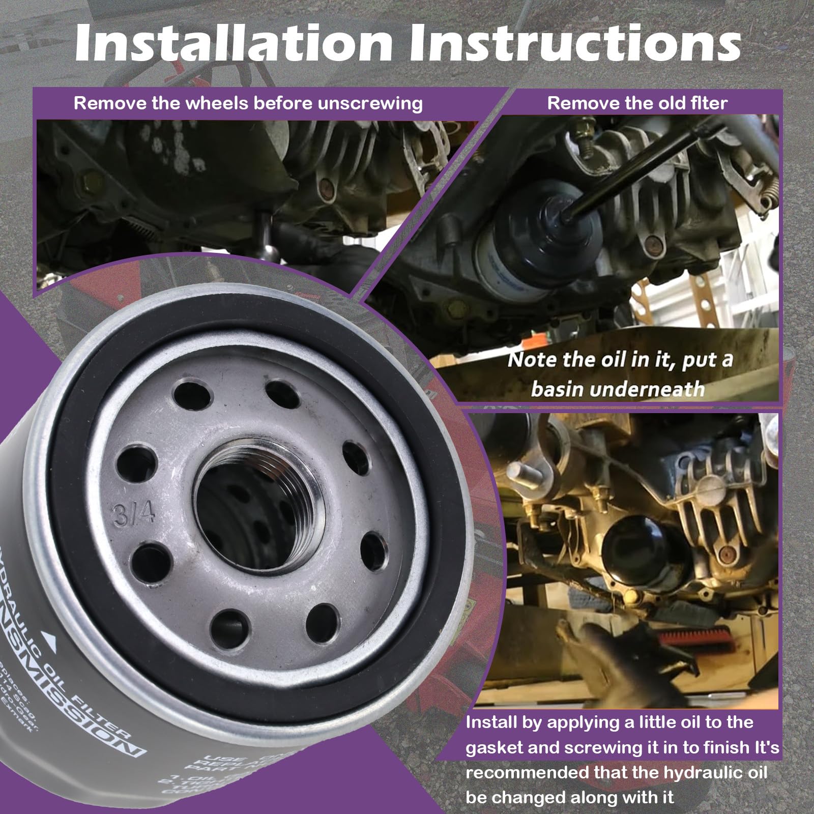 Kefly 52114 installed in mower demonstrating easy replacement benefit