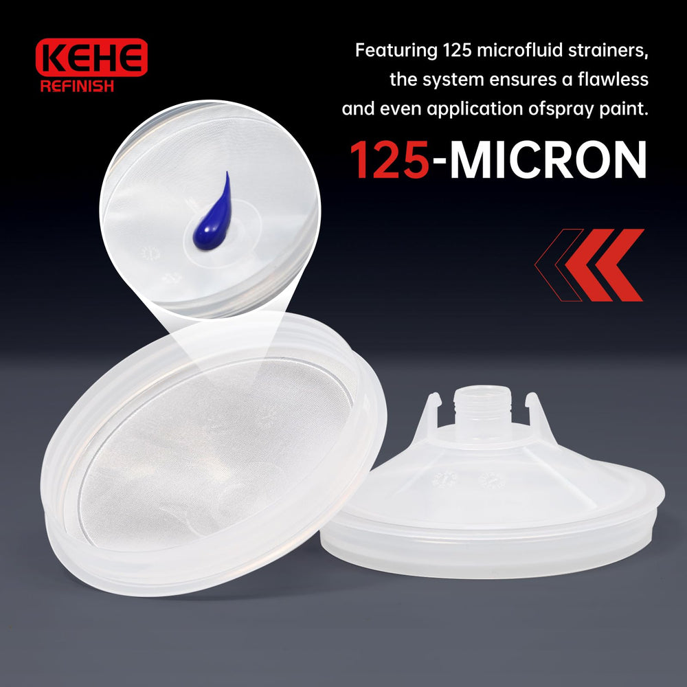 KEHE REFINISH inversion cap close-up sealing liner to prevent spills during transport