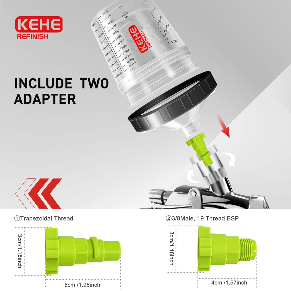 KEHE REFINISH mixing sticks and cleaning bottle for fast prep and minimal waste