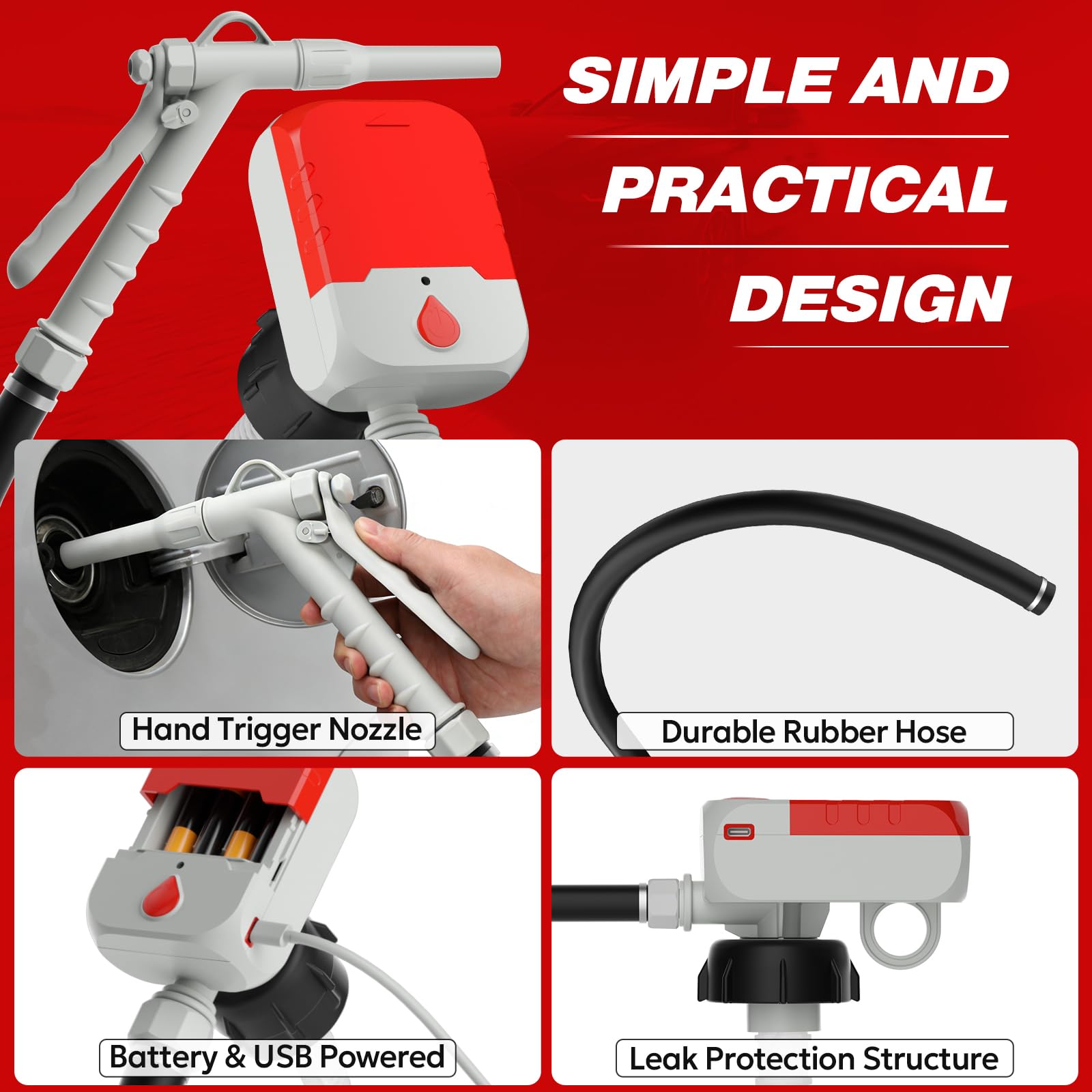 keimi in use refueling lawn mower illustrating fast safe transfer