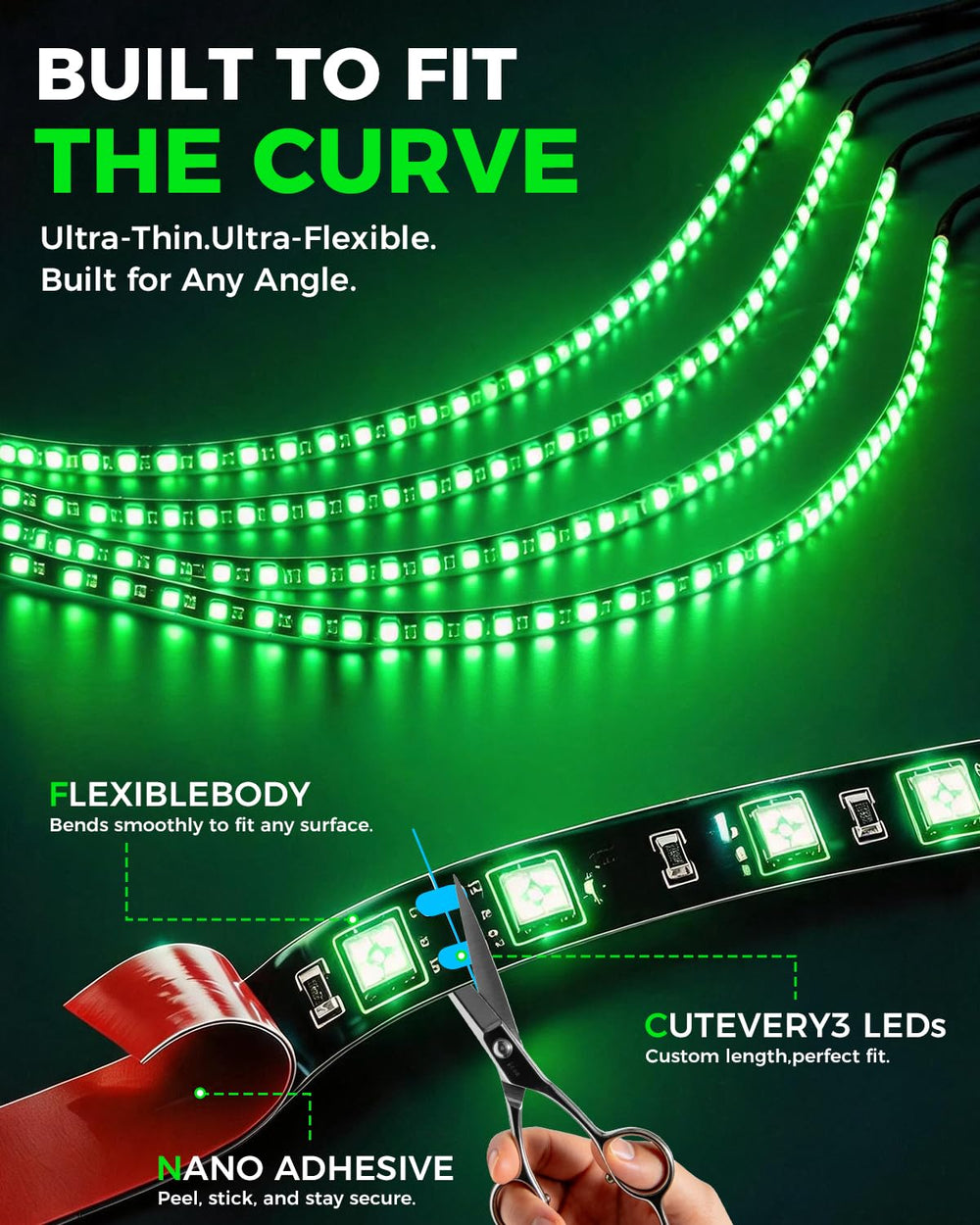Keiurot 100cm lead wire and connector showing easy plug-and-play benefit