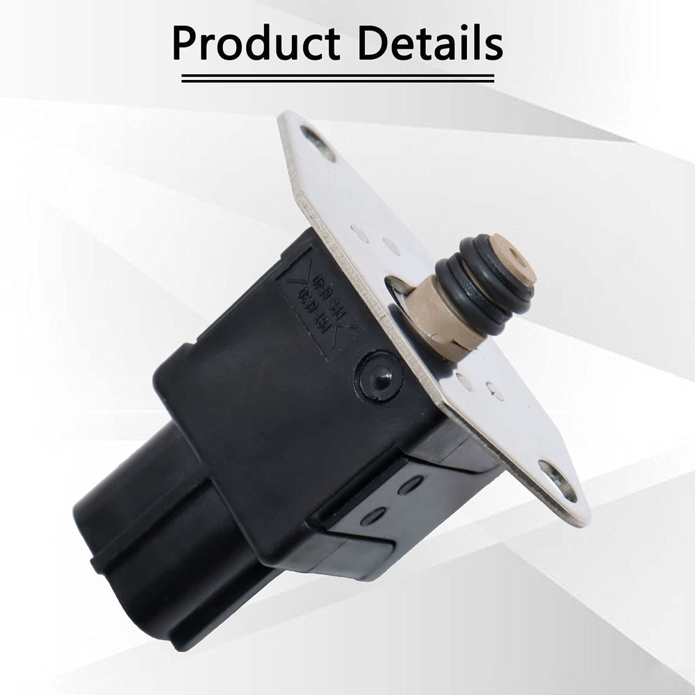 KEJSTED sensor beside ruler showing compact size for easy access and fitment