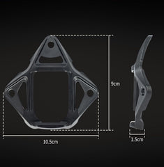 Kelikewo foam gasket and included screws showing reduced vibration benefit