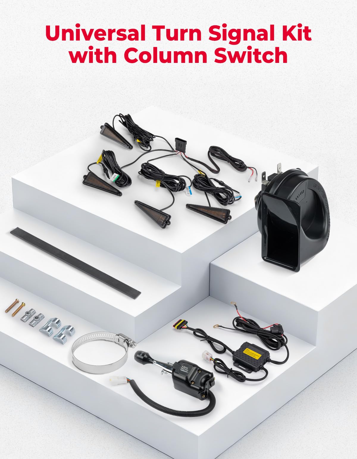 KEMIMOTO accessories and installation guide laid out for easy assembly benefit