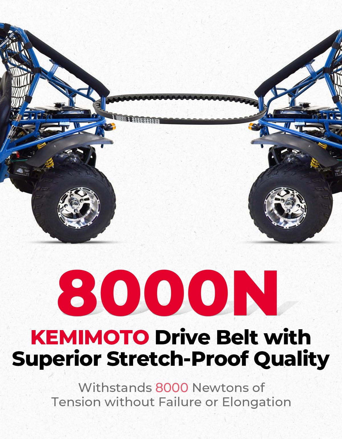 KEMIMOTO side profile showing 0.74 inch width and 0.39 inch thickness for improved contact