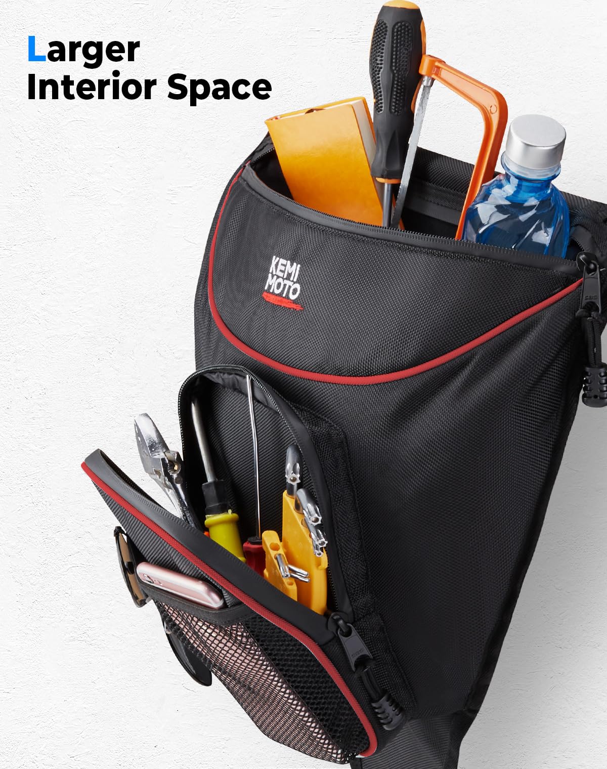KEMIMOTO side profile highlighting low-profile fit and convenience