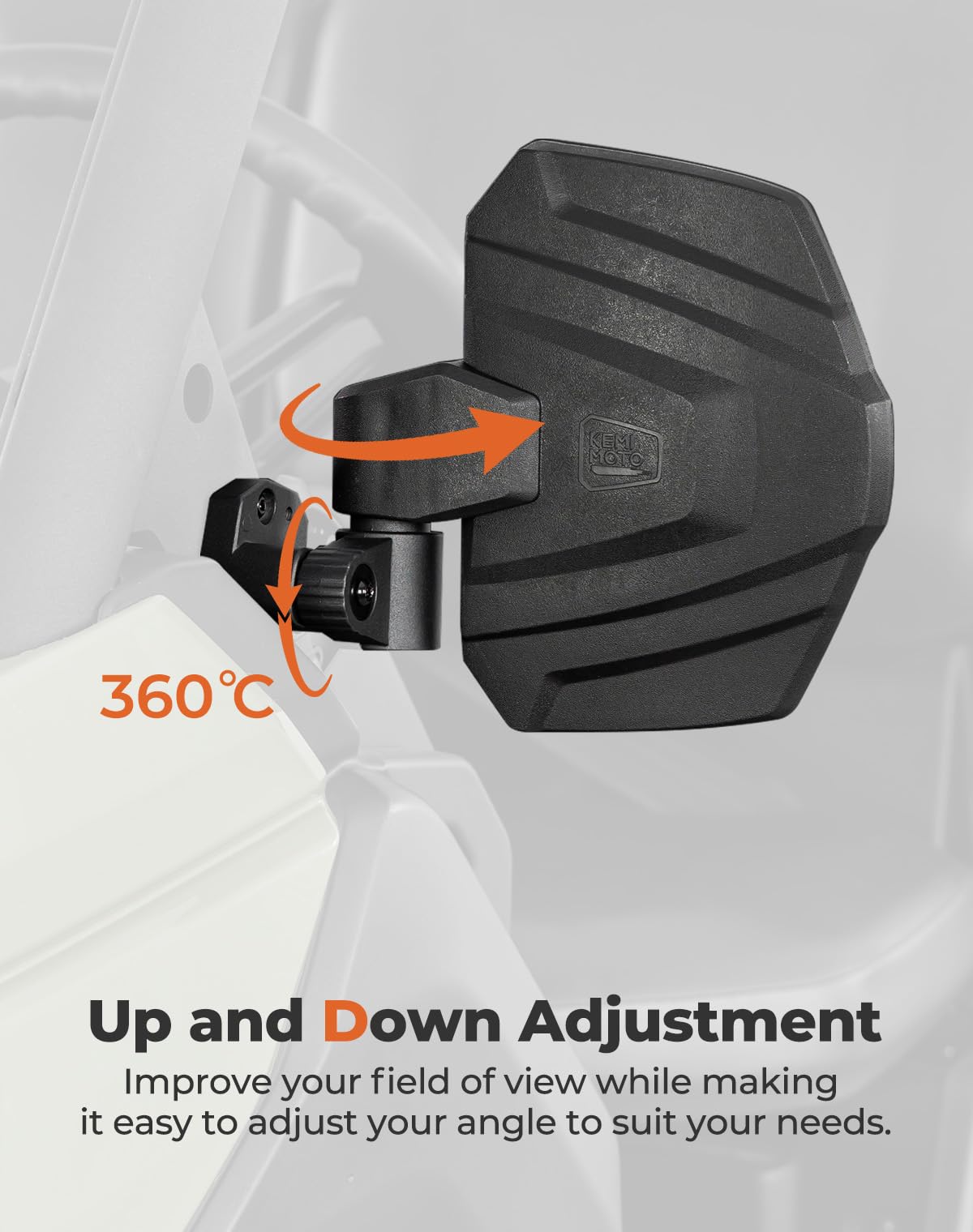 KEMIMOTO close-up of ball joint adjustment providing precise angle control