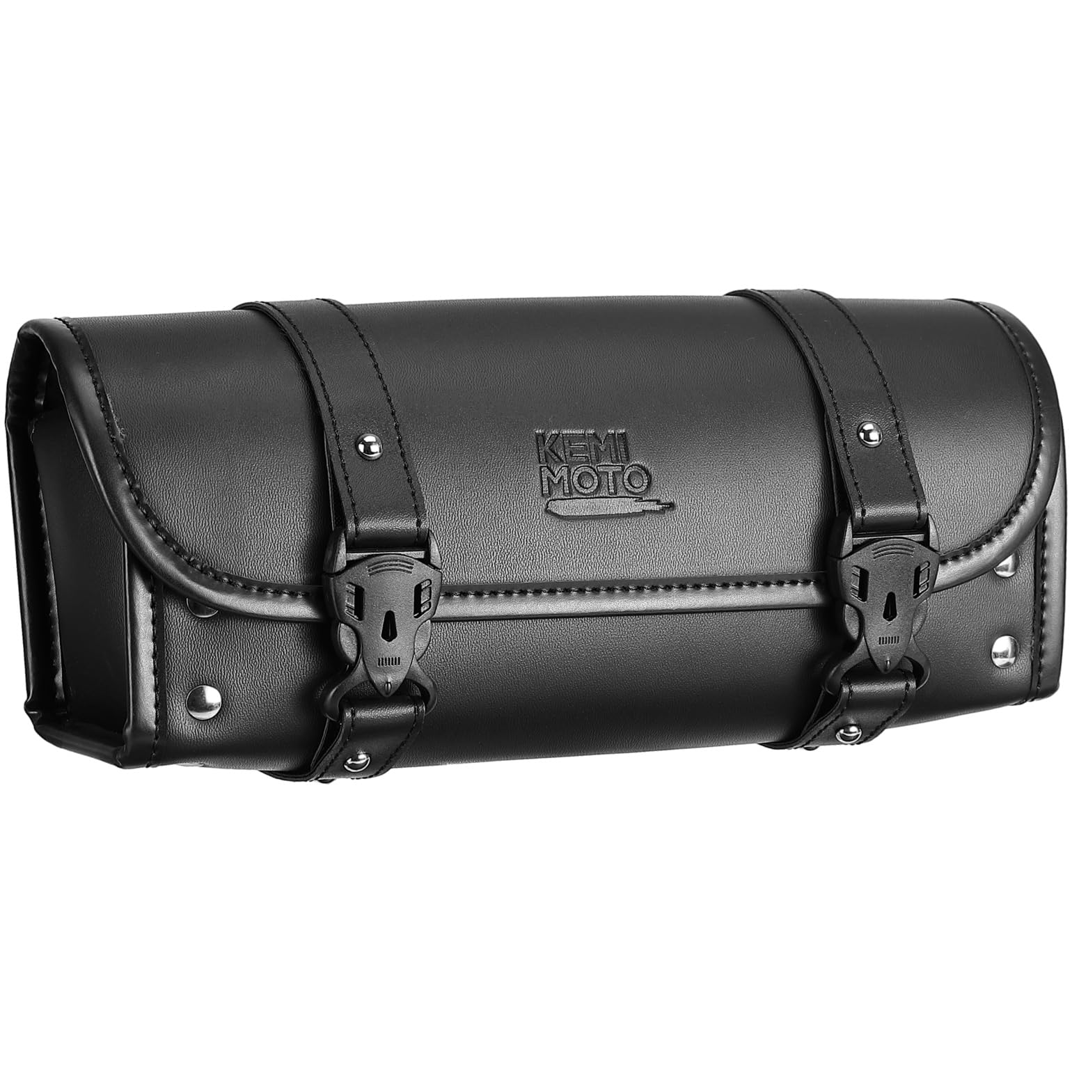 KEMIMOTO fork bag front view showing compact storage and clean design