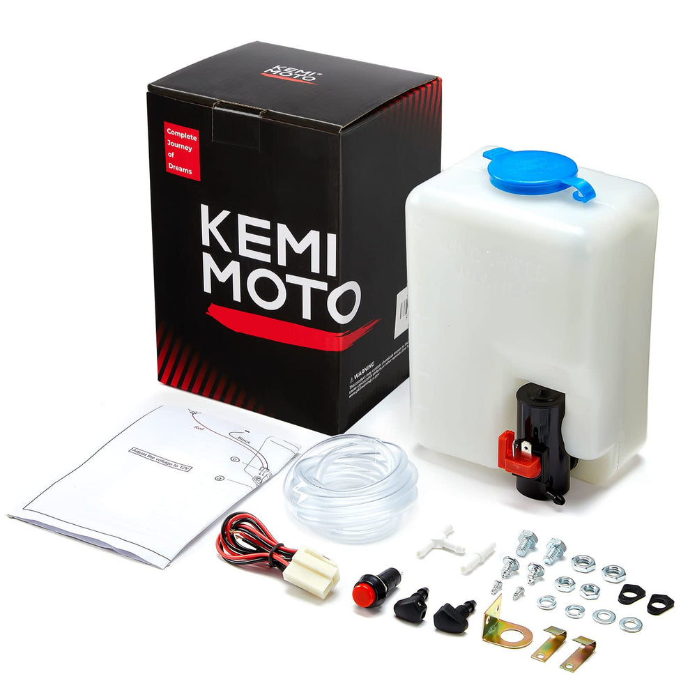 KEMIMOTO front view reservoir showing compact design and easy fit