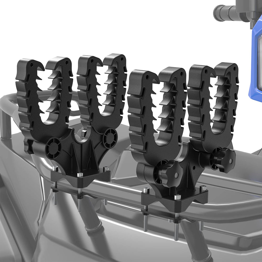 KEMIMOTO front view mounted on ATV showing secure storage