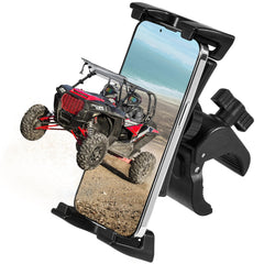 KEMIMOTO front view showing full phone mount securing device