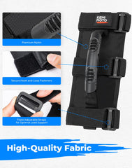 KEMIMOTO passenger holding handle for improved stability on rough trails