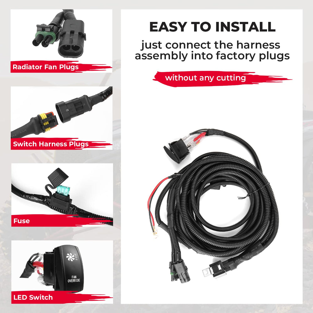 KEMIMOTO LED rocker switch illuminated for quick status visibility and control