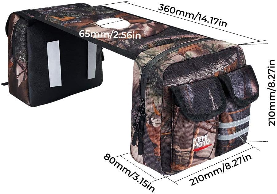 KEMIMOTO lifestyle photo on trail highlighting insulated cooler during a ride