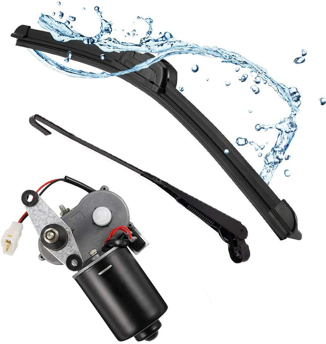 KEMIMOTO in use on UTV in rain, improves driver visibility and safety