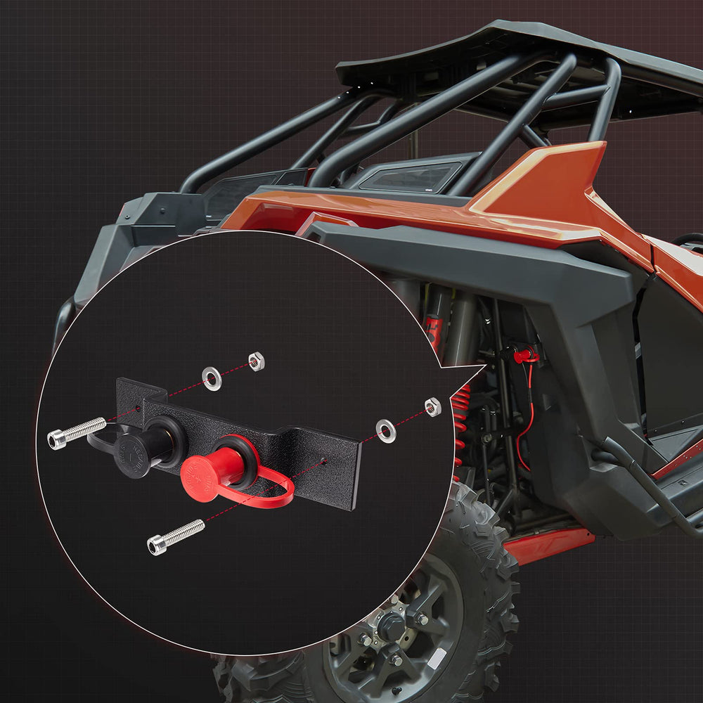 KEMIMOTO lifestyle image trailside showing quick jump-start or charging ease